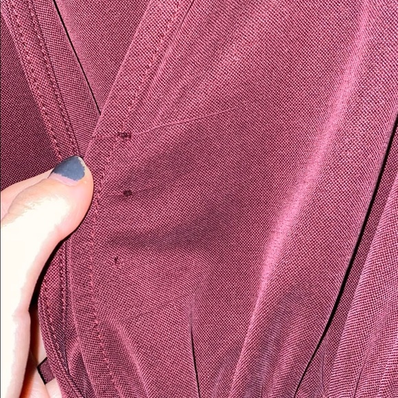 Burgundy romper - Picture 6 of 6